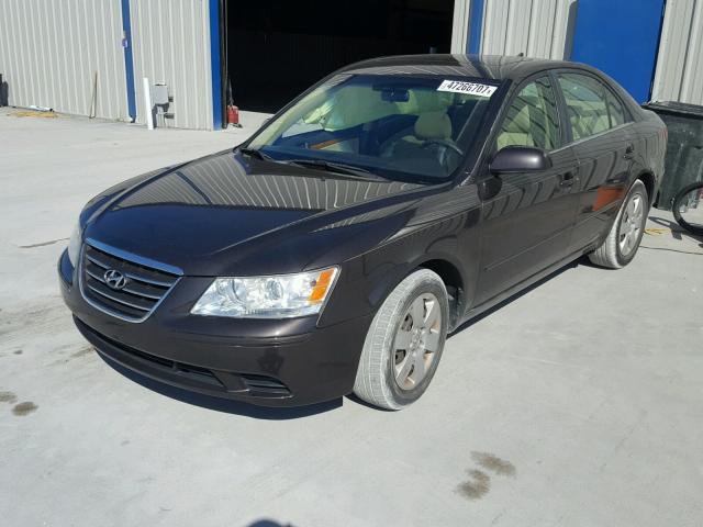 5NPET46F99H463013 - 2009 HYUNDAI SONATA GLS CHARCOAL photo 2