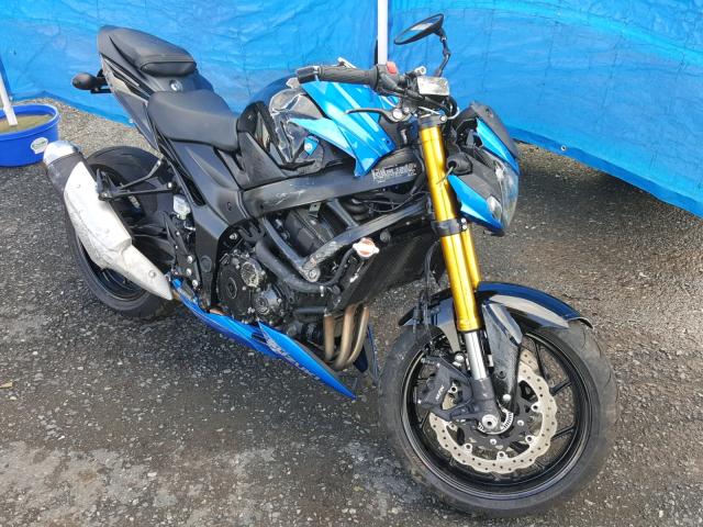 JS1C533B1J2100251 - 2018 SUZUKI GSX-S750 BLUE photo 1