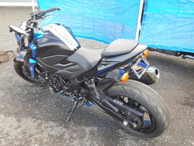 JS1C533B1J2100251 - 2018 SUZUKI GSX-S750 BLUE photo 3