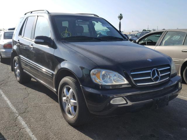 4JGAB75E02A308340 - 2002 MERCEDES-BENZ ML 500 BLACK photo 1