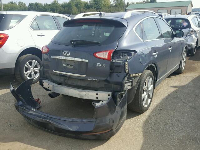 JNKAJ09E08M302066 - 2008 INFINITI EX35 BASE GRAY photo 4