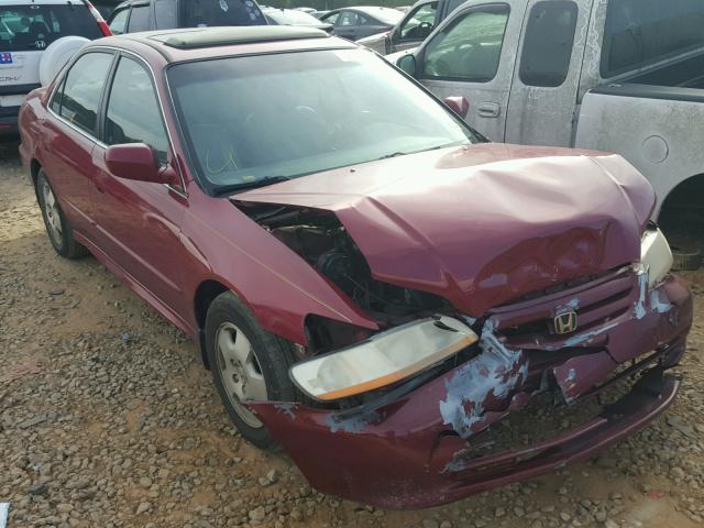 1HGCG16521A014156 - 2001 HONDA ACCORD EX RED photo 1