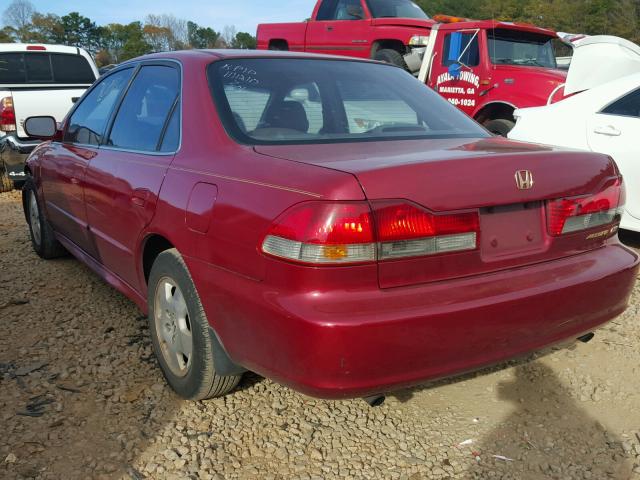 1HGCG16521A014156 - 2001 HONDA ACCORD EX RED photo 3