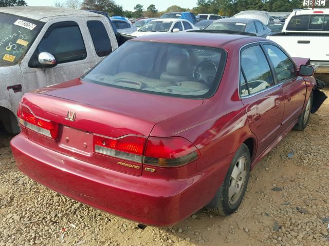 1HGCG16521A014156 - 2001 HONDA ACCORD EX RED photo 4