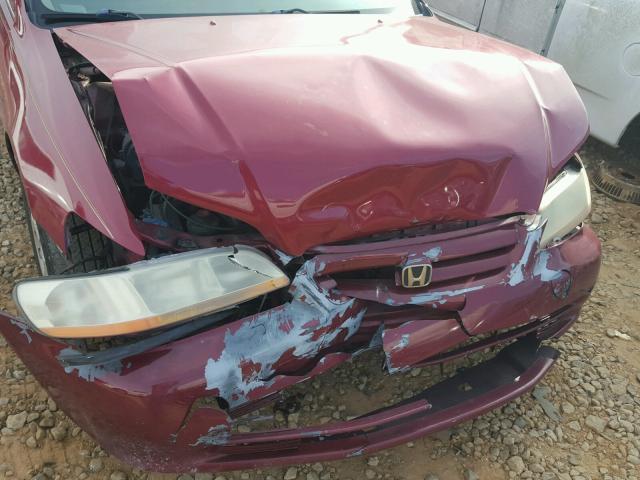 1HGCG16521A014156 - 2001 HONDA ACCORD EX 红色 照片 9