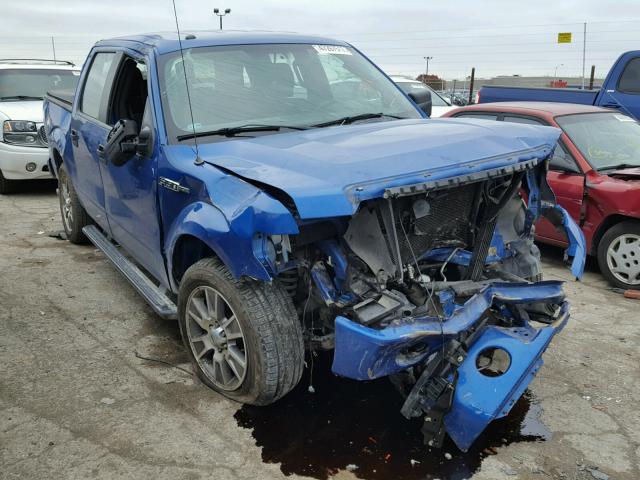 1FTFW1EF0EKD24380 - 2014 FORD F150 SUPER BLUE photo 1