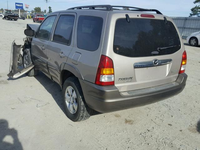 4F2CU08191KM42330 - 2001 MAZDA TRIBUTE LX GOLD photo 3