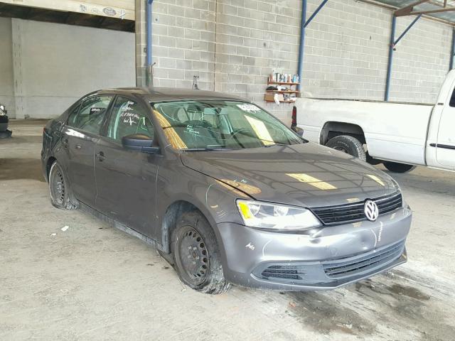 3VW2K7AJ4EM235666 - 2014 VOLKSWAGEN JETTA BASE SILVER photo 1