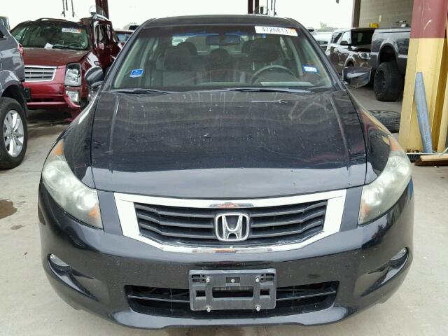 1HGCP36839A007167 - 2009 HONDA ACCORD EXL BLACK photo 9