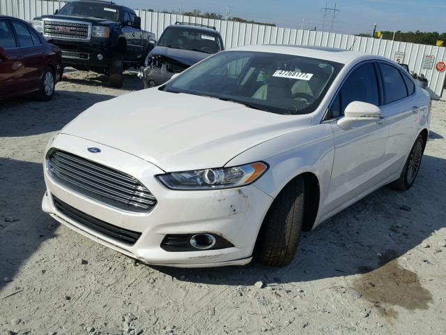 3FA6P0K94FR202842 - 2015 FORD FUSION TIT WHITE photo 2