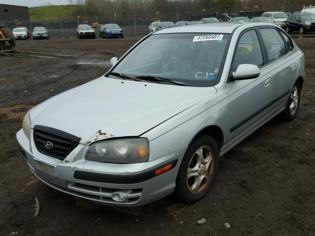 KMHDN56D74U122133 - 2004 HYUNDAI ELANTRA GL SILVER photo 2