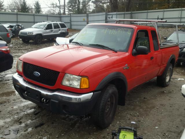 1FTZR45EX2TA63973 - 2002 FORD RANGER SUP RED photo 2
