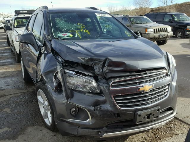 3GNCJRSB9GL165708 - 2016 CHEVROLET TRAX LTZ GRAY photo 1