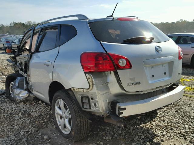 JN8AS58T98W010582 - 2008 NISSAN ROGUE S SILVER photo 3