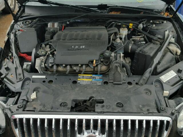 2G4WN58C381199094 - 2008 BUICK LACROSSE S BLACK photo 7