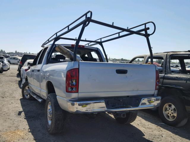 3D7KU28C54G196340 - 2004 DODGE RAM 2500 S ვერცხლისფერი ფოტო 3