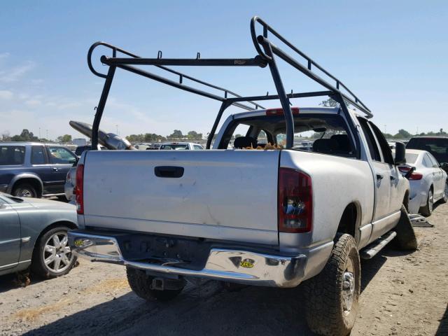 3D7KU28C54G196340 - 2004 DODGE RAM 2500 S ვერცხლისფერი ფოტო 4