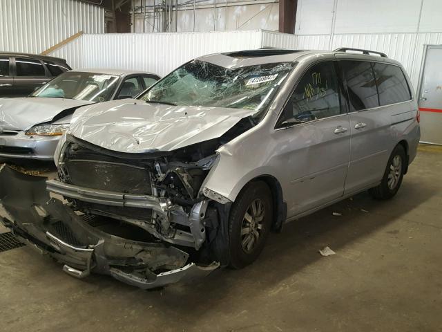5FNRL3H7XAB039201 - 2010 HONDA ODYSSEY EX SILVER photo 2