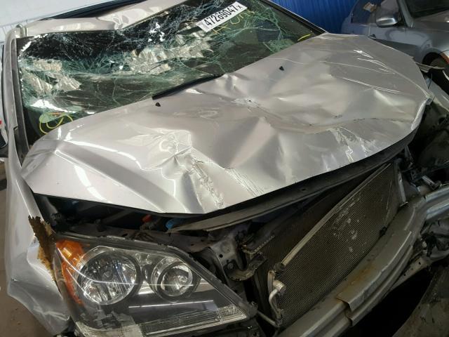 5FNRL3H7XAB039201 - 2010 HONDA ODYSSEY EX SILVER photo 9