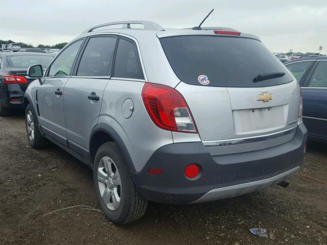 3GNAL2EK3ES672482 - 2014 CHEVROLET CAPTIVA LS 银色 照片 3