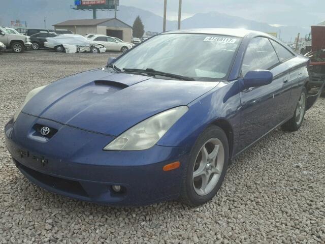 JTDDY38TX10047869 - 2001 TOYOTA CELICA GT- BLUE photo 2