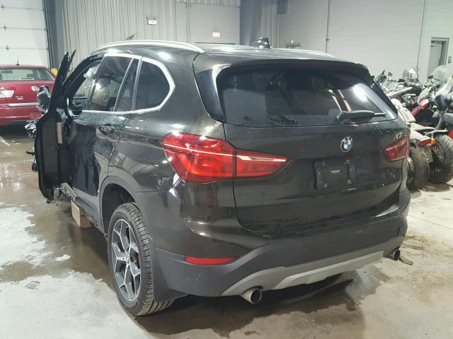 WBXHT3C3XG5E47634 - 2016 BMW X1 XDRIVE2 BLACK photo 3