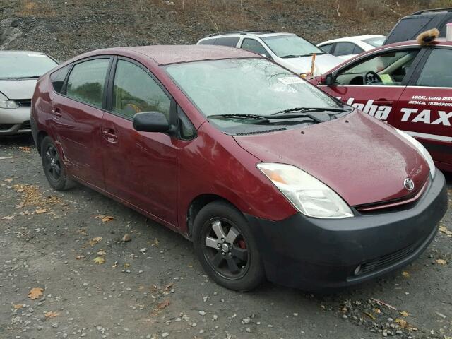 JTDKB20U840082048 - 2004 TOYOTA PRIUS RED photo 1