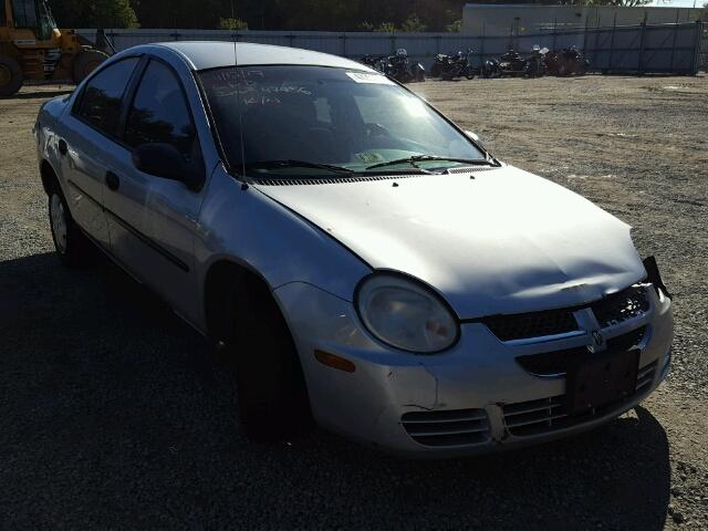 1B3ES26C14D539210 - 2004 DODGE NEON BASE SILVER photo 1