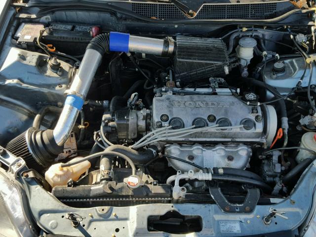 1HGEJ6670YL047020 - 2000 HONDA CIVIC LX BLUE photo 7