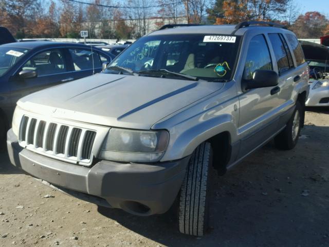 1J4GW48S84C296314 - 2004 JEEP GRAND CHER GRAY photo 2