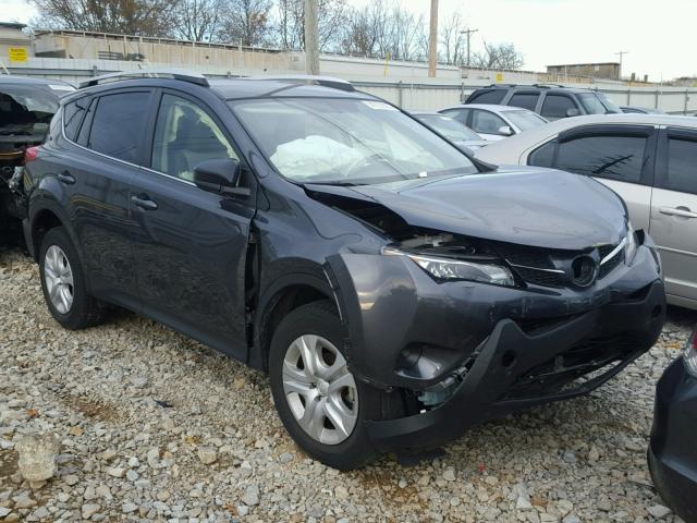 JTMBFREV7FD150110 - 2015 TOYOTA RAV4 LE CHARCOAL photo 1