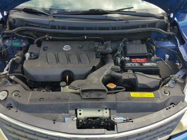 3N1BC13E09L369487 - 2009 NISSAN VERSA S BLUE photo 7