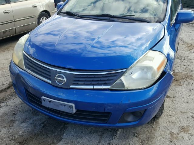 3N1BC13E09L369487 - 2009 NISSAN VERSA S BLUE photo 9