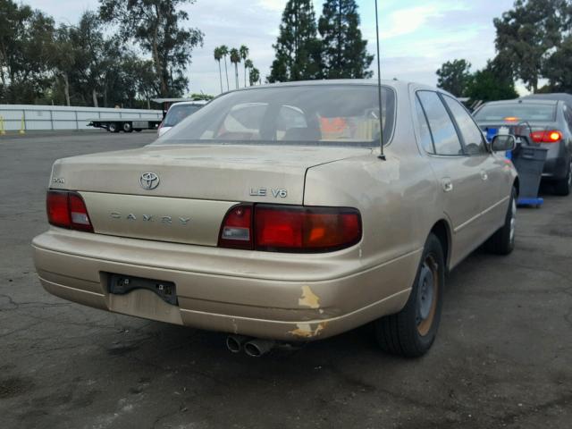 JT2GK12E6S0075952 - 1995 TOYOTA CAMRY LE TAN photo 4