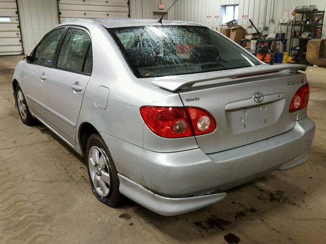 1NXBR32EX5Z468788 - 2005 TOYOTA COROLLA CE SILVER photo 3