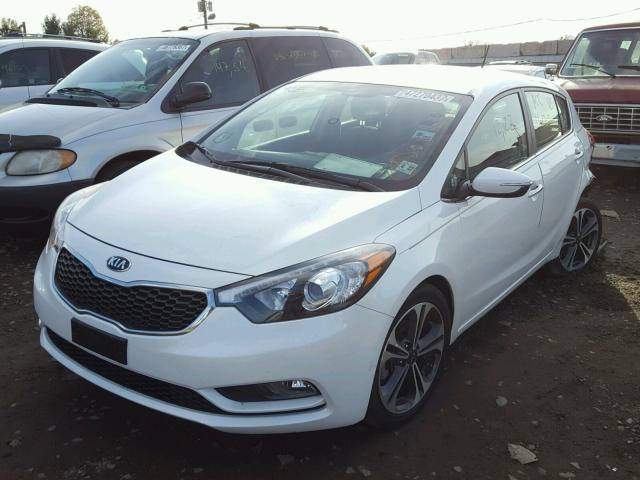 KNAFX5A85G5629481 - 2016 KIA FORTE EX WHITE photo 2