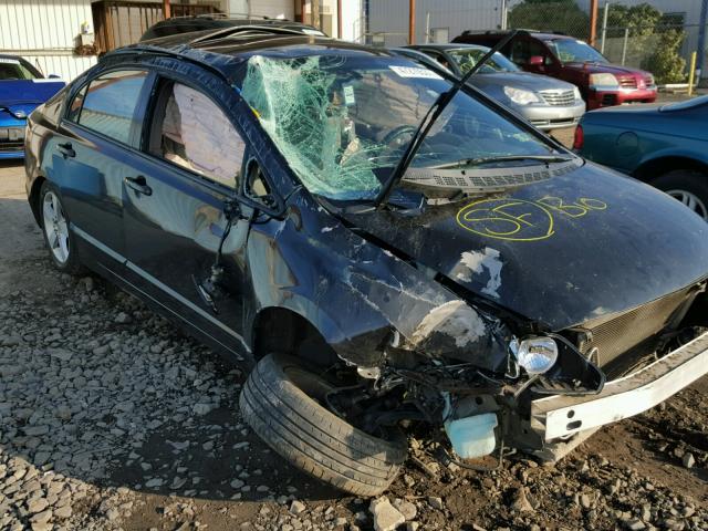 2HGFA16898H527389 - 2008 HONDA CIVIC EX BLACK photo 9