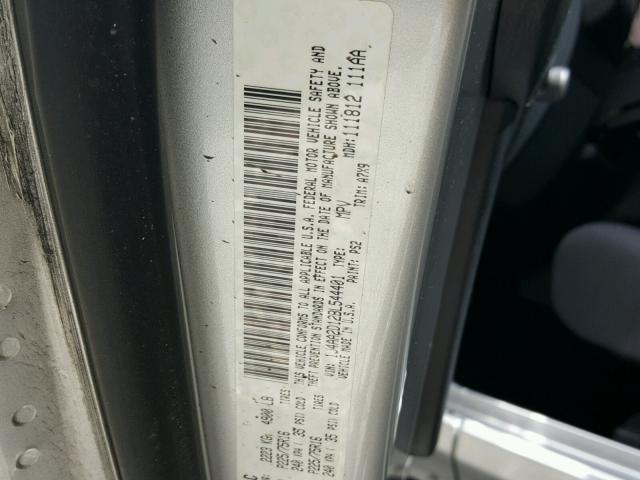 1J4AA2D12BL544401 - 2011 JEEP WRANGLER S SILVER photo 10