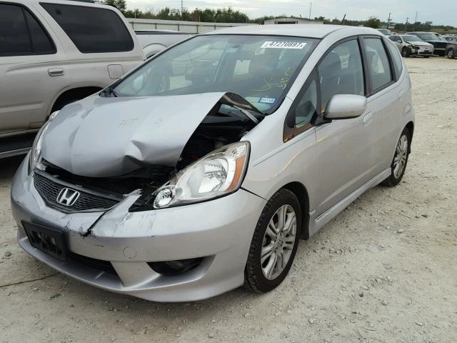 JHMGE8H54BC011131 - 2011 HONDA FIT SPORT SILVER photo 2