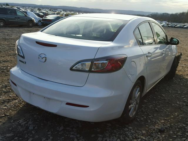 JM1BL1VG1C1508715 - 2012 MAZDA 3 I WHITE photo 4