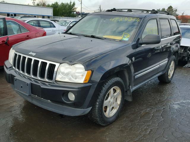 1J4HR58N75C546543 - 2005 JEEP GRAND CHER BLACK photo 2