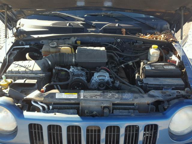 1J4GK58K03W725458 - 2003 JEEP LIBERTY LI BLUE photo 7