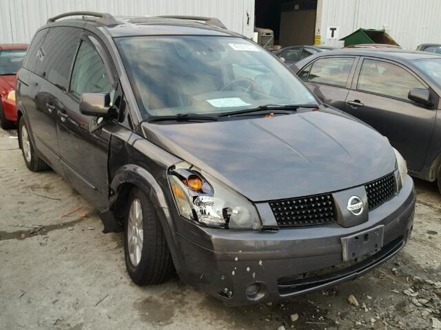 5N1BV28U44N349485 - 2004 NISSAN QUEST S GRAY photo 1