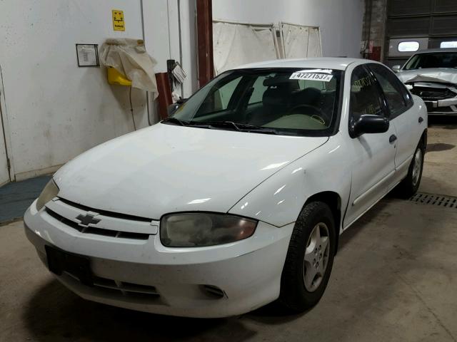 1G1JC52F447343135 - 2004 CHEVROLET CAVALIER WHITE photo 2