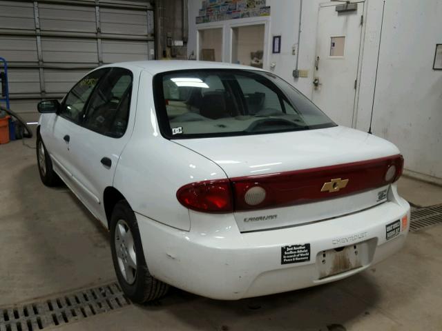 1G1JC52F447343135 - 2004 CHEVROLET CAVALIER WHITE photo 3