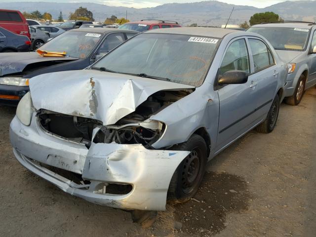 1NXBR32E07Z813605 - 2007 TOYOTA COROLLA CE SILVER photo 2