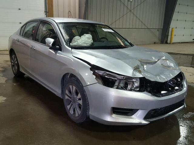 1HGCR2F38FA053582 - 2015 HONDA ACCORD LX SILVER photo 1