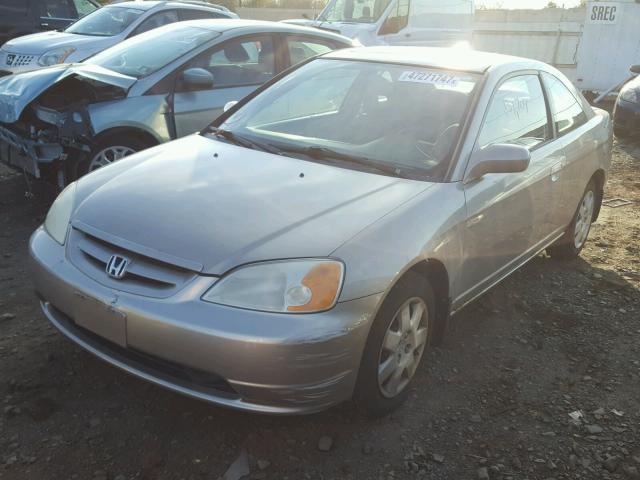 1HGEM22932L044885 - 2002 HONDA CIVIC EX GOLD photo 2