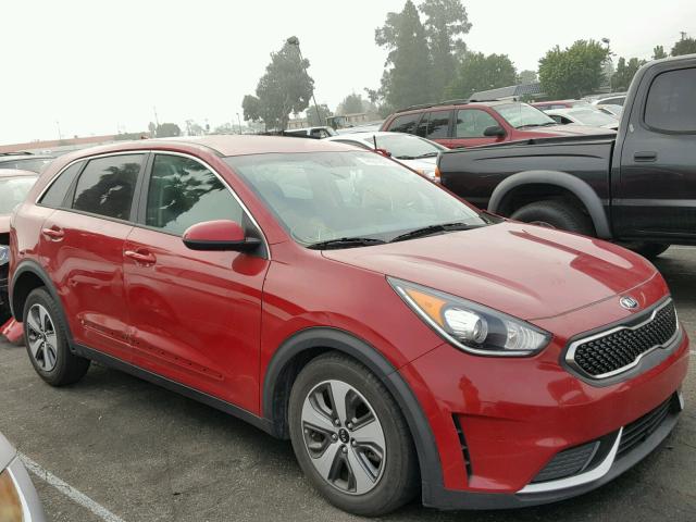 KNDCB3LC2H5053120 - 2017 KIA NIRO FE RED photo 1