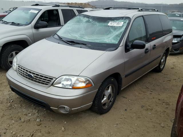 2FMZA51403BB27090 - 2003 FORD WINDSTAR L GOLD photo 2